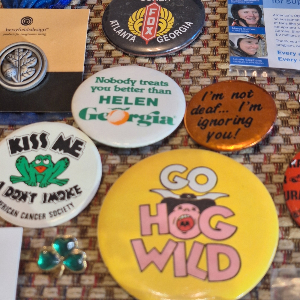 Button And Pin Assorted Collection 1990's & 2000'… - image 4